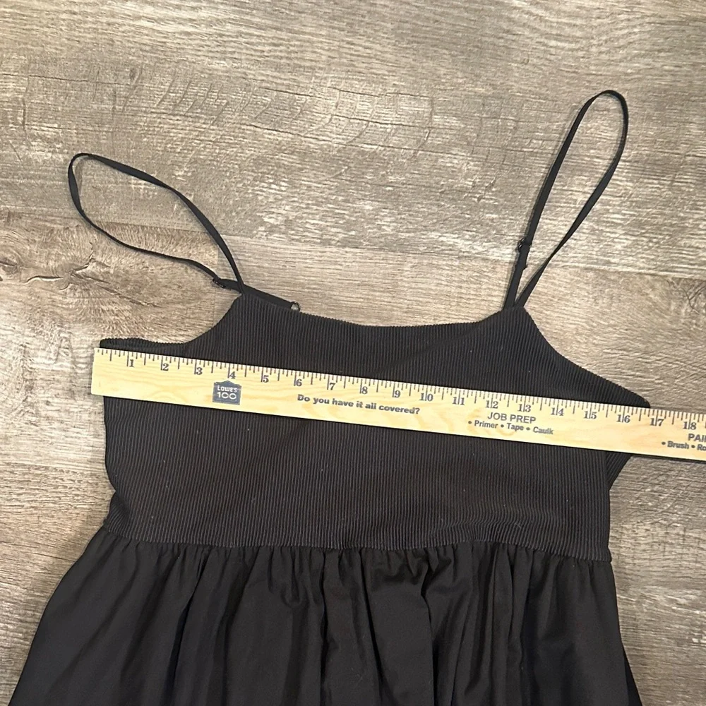 Maeve for Anthro Sleeveless Black Ribbed‎ Knit Bubble DressSize 1X - Picture 4 of 7